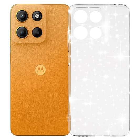 Etui na Motorola Moto G15 / G15 Power, Techsuit, SparkleSkin, Przezroczyste