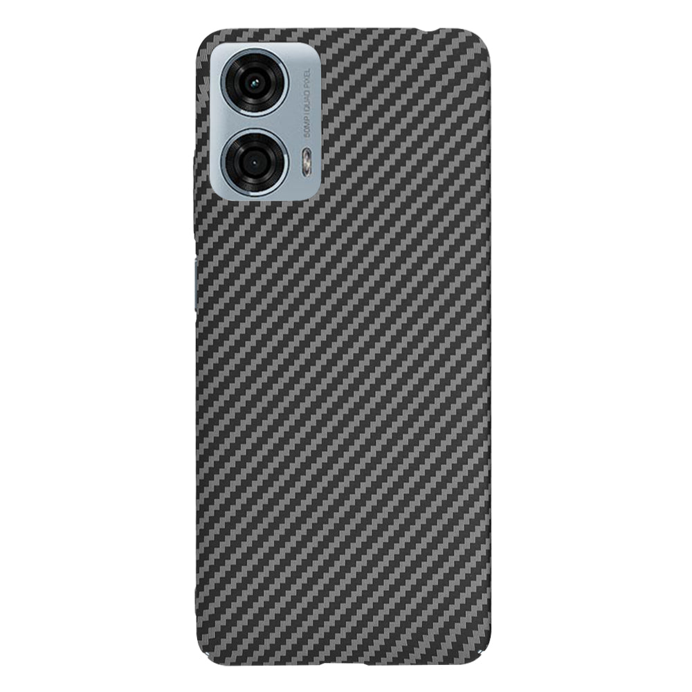Case for Motorola Moto G24 Power, Techsuit, Carbonite FiberShell, Black