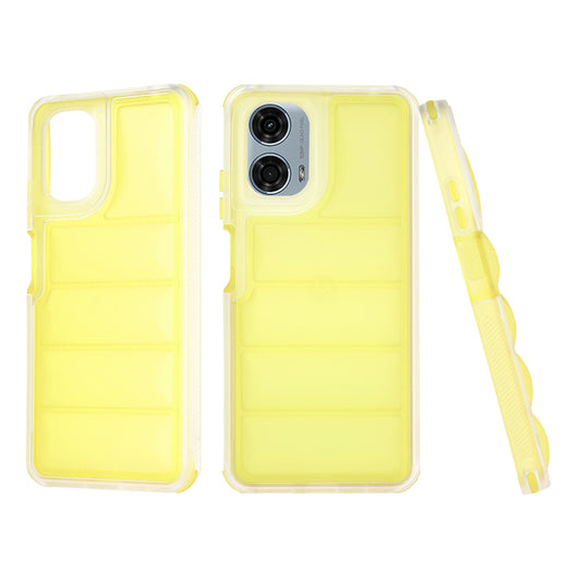 Etui na Motorola Moto G24 Power, Techsuit, Wave Shield, Żółte