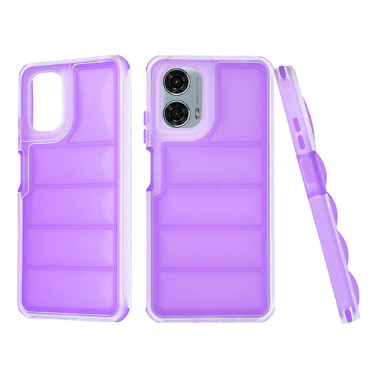 Etui na Motorola Moto G24 Power, Techsuit, Wave Shield, Fioletowe