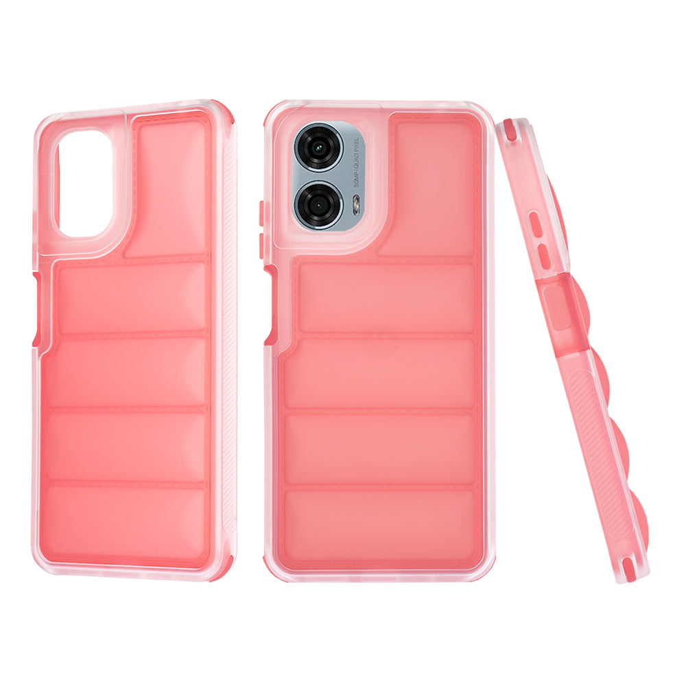 Etui na Motorola Moto G24 Power, Techsuit, Wave Shield, Czerwony