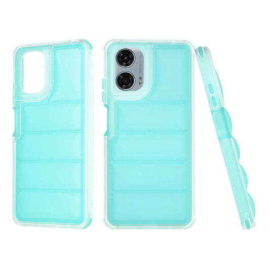 Etui na Motorola Moto G24 Power, Techsuit, Wave Shield, Turkusowy