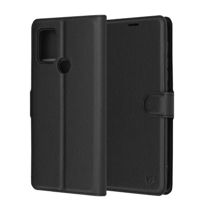 Case for Motorola Moto G30 / G20 / G10, Techsuit, Leather Folio, Black