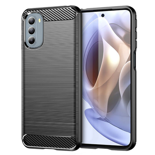Etui na Motorola Moto G31 / G41, Techsuit, Carbon, Czarny