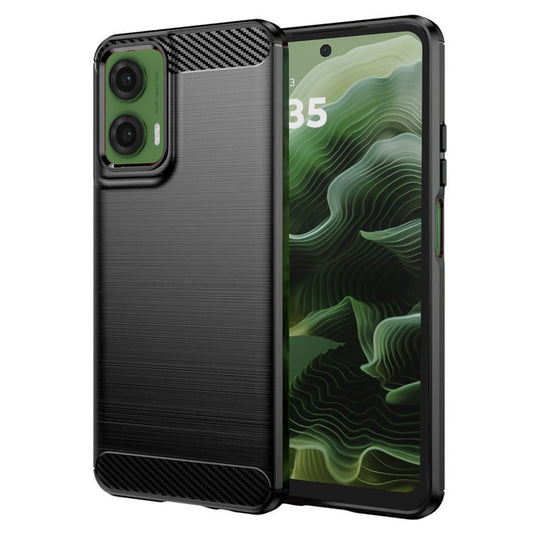 Etui na Motorola Moto G35, Techsuit, Carbon, Czarny