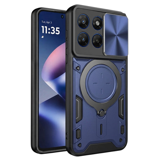 Etui na Motorola Moto G47 / G37, Techsuit, CamGuard Pro, Niebieskie