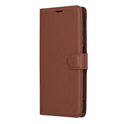 Etui na Motorola Moto G45 / G34, Techsuit, Leather Folio, Brązowy