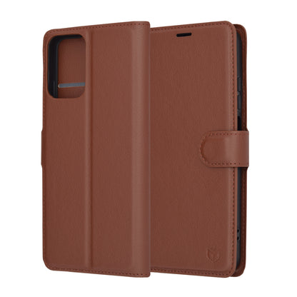 Etui na Motorola Moto G45 / G34, Techsuit, Leather Folio, Brązowy