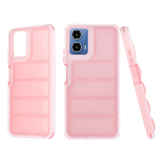Etui na Motorola Moto G45 / G34, Techsuit, Wave Shield, Różowe