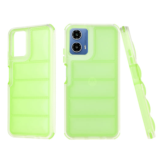 Etui na Motorola Moto G45 / G34, Techsuit, Wave Shield, Zielony