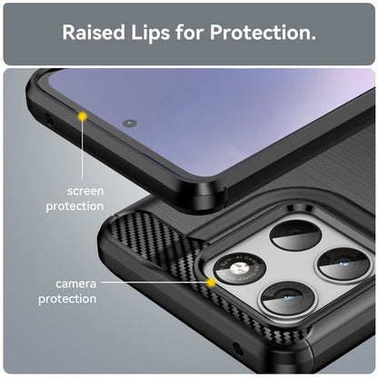 Etui do Motorola Moto G47 / G37 Power / G37 / G67 Power / G57 Power, Techsuit, Carbon, Czarny