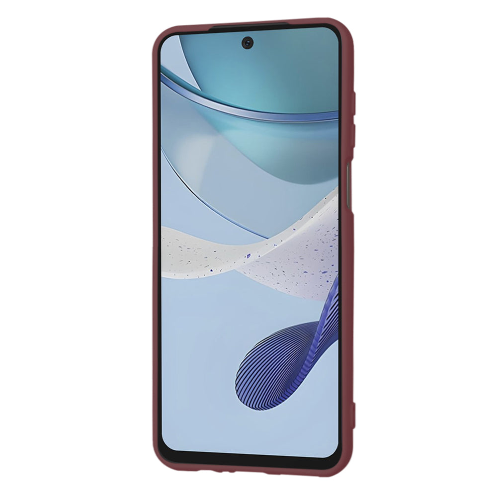Case for Motorola Moto G53, Techsuit, SoftFlex, Burgundy