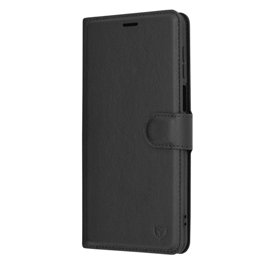 Etui na Motorola Moto G54, Techsuit, Leather Folio, Czarne