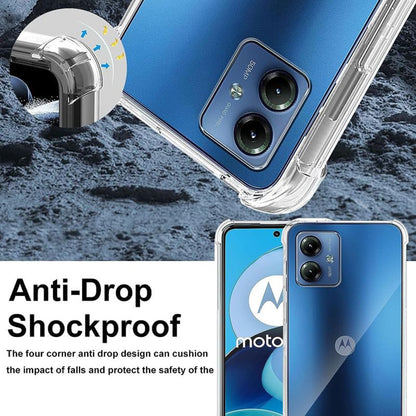 Case for Motorola Moto G54, Techsuit, Shockproof Clear, Transparent