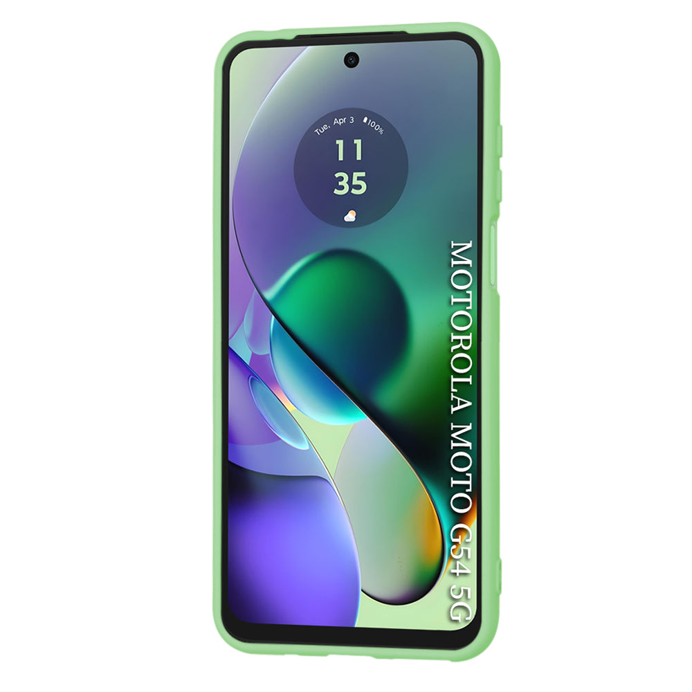 Etui na Motorola Moto G54, Techsuit, SoftFlex, Jasnozielone