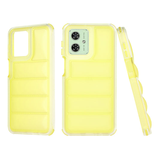 Etui na Motorola Moto G54, Techsuit, Wave Shield, Żółte