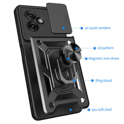 Etui na Motorola Moto G55, Techsuit, CamShield, Zielony