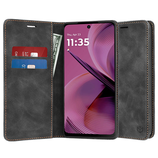 Etui na Motorola Moto G55, Techsuit, Confy, Czarny