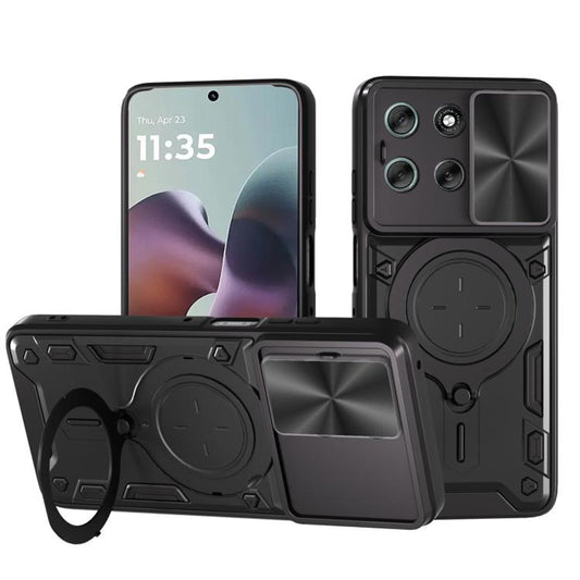 Etui na Motorola Moto G56, Techsuit, CamGuard Pro, czarne