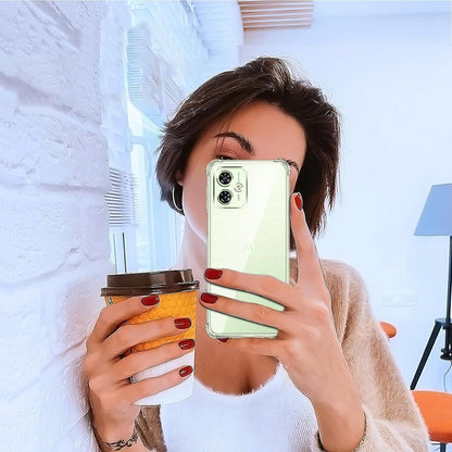 Etui na Motorola Moto G64 / G54 Power Edition, Techsuit, odporne na wstrząsy, przezroczyste
