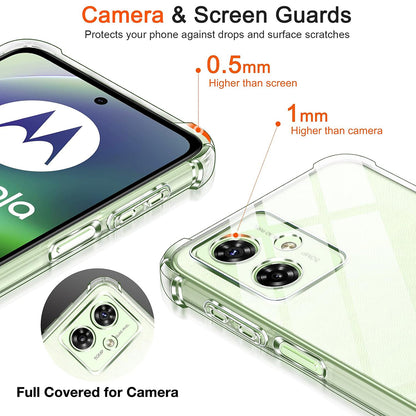 Etui na Motorola Moto G64 / G54 Power Edition, Techsuit, odporne na wstrząsy, przezroczyste