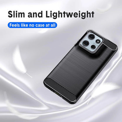 Etui na Motorola Moto G67 Power / G57 Power, Techsuit, Carbon, Czarne