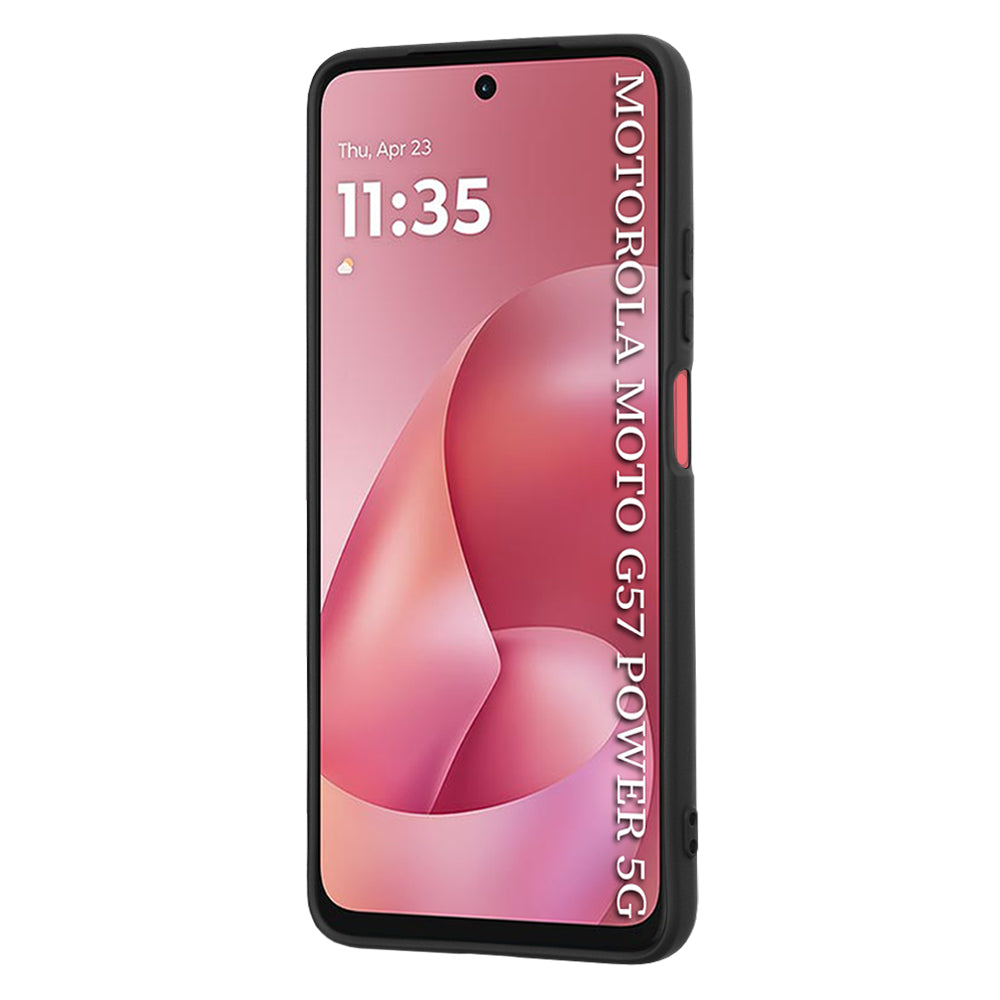 Etui na Motorola Moto G67 Power / G57 Power, Techsuit, SoftFlex, Czarne