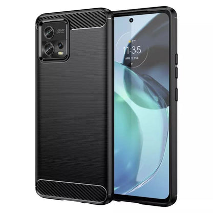 Etui na Motorola Moto G72, Techsuit, Carbon, Czarny