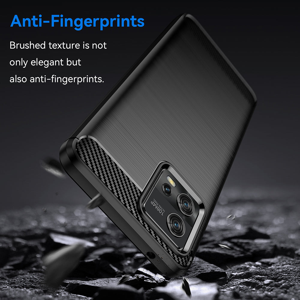 Etui na Motorola Moto G72, Techsuit, Carbon, Czarny