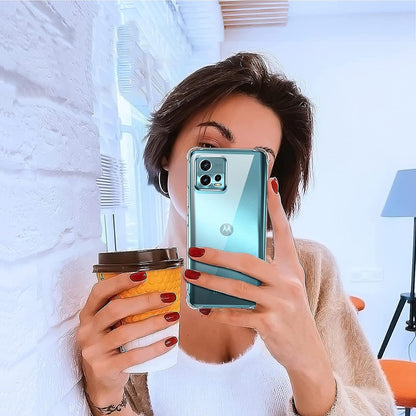 Case for Motorola Moto G72, Techsuit, Shockproof Clear, Transparent