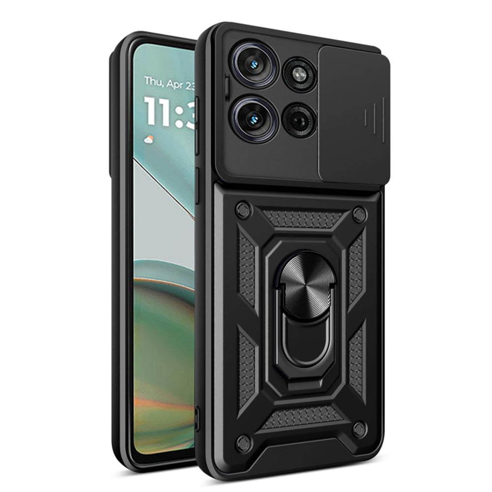 Etui na Motorola Moto G75, Techsuit, CamShield, Czarna