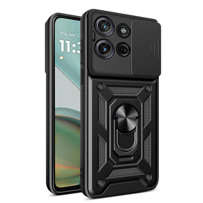 Etui na Motorola Moto G75, Techsuit, CamShield, Czarna