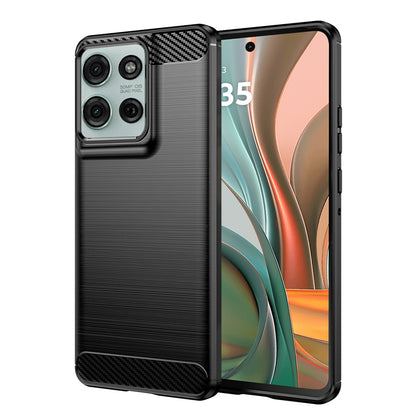 Case for Motorola Moto G75, Techsuit, Carbon, Black