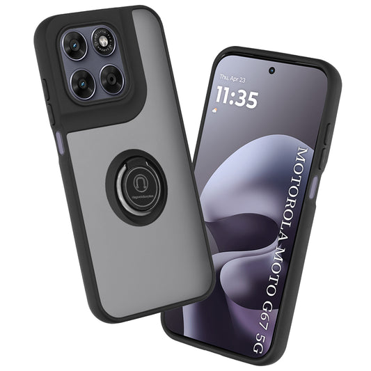 Etui na Motorola Moto G77 / G67, Techsuit, Glinth, Czarny