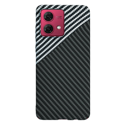 Etui na Motorola Moto G84, Techsuit, Carbonite FiberShell, Czarny Szary