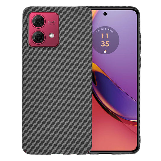 Etui na Motorola Moto G84, Techsuit, Carbonite FiberShell, czarne
