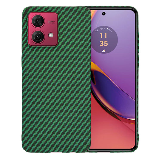Etui na Motorola Moto G84, Techsuit, Carbonite FiberShell, Zielony