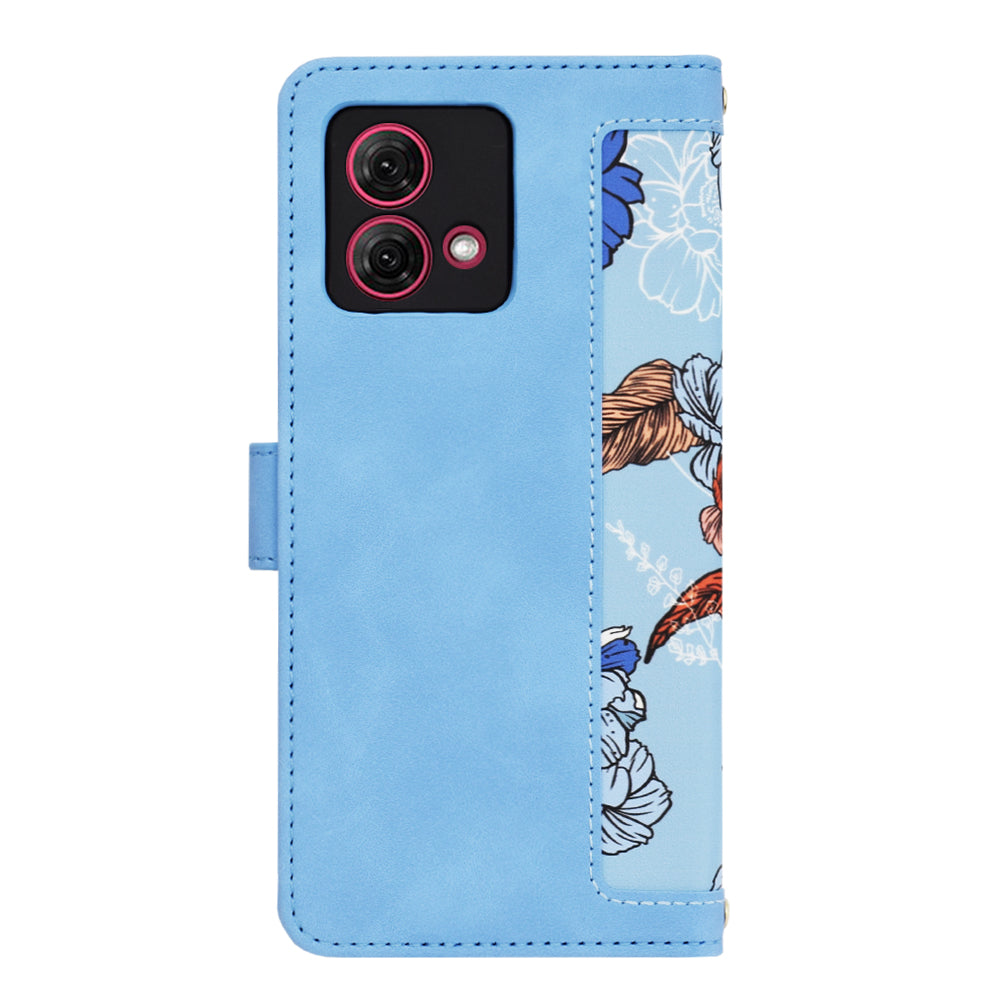 Etui na Motorola Moto G84, Techsuit, FlipCraft, Niebieski