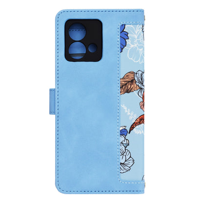 Etui na Motorola Moto G84, Techsuit, FlipCraft, Niebieski