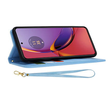 Etui na Motorola Moto G84, Techsuit, FlipCraft, Niebieski
