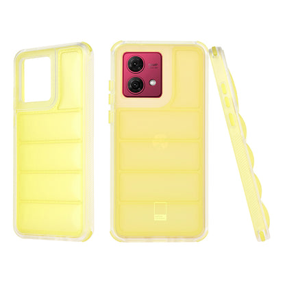 Etui na Motorola Moto G84, Techsuit, Wave Shield, Żółte
