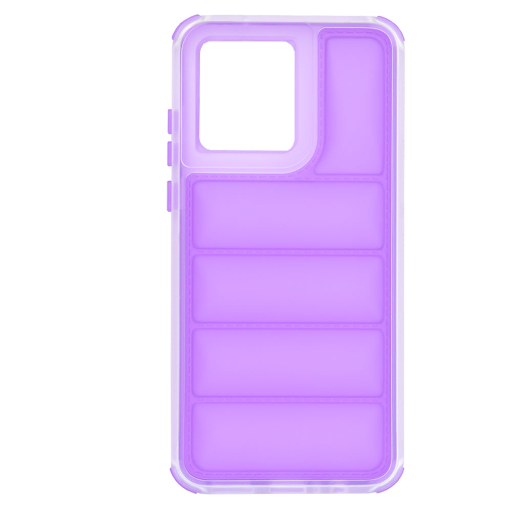 Etui na Motorola Moto G84, Techsuit, Wave Shield, Fioletowe