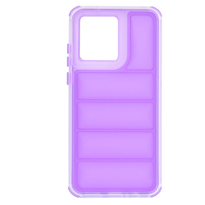 Etui na Motorola Moto G84, Techsuit, Wave Shield, Fioletowe