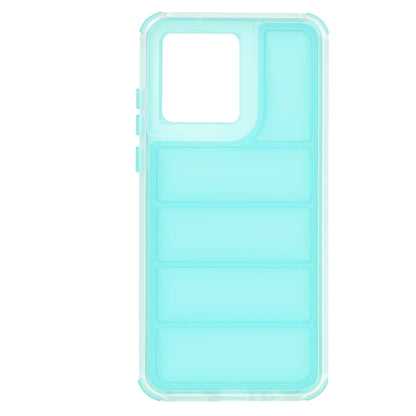 Etui na Motorola Moto G84, Techsuit, Wave Shield, Turkusowy