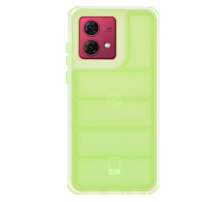 Etui na Motorola Moto G84, Techsuit, Wave Shield, Zielony