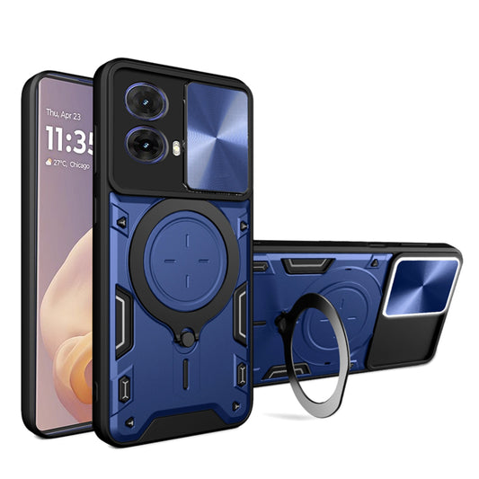 Etui na Motorola Moto G85, Techsuit, CamGuard Pro, Niebieskie