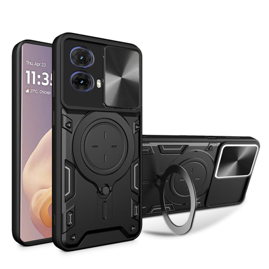 Etui na Motorola Moto G85, Techsuit, CamGuard Pro, czarne