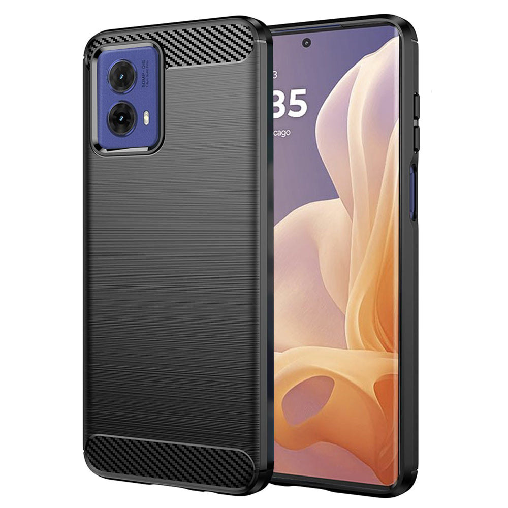 Etui na Motorola Moto G85, Techsuit, Carbon, Czarny