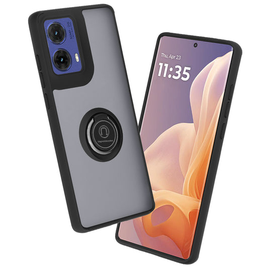 Etui na Motorola Moto G85, Techsuit, Glinth, czarne