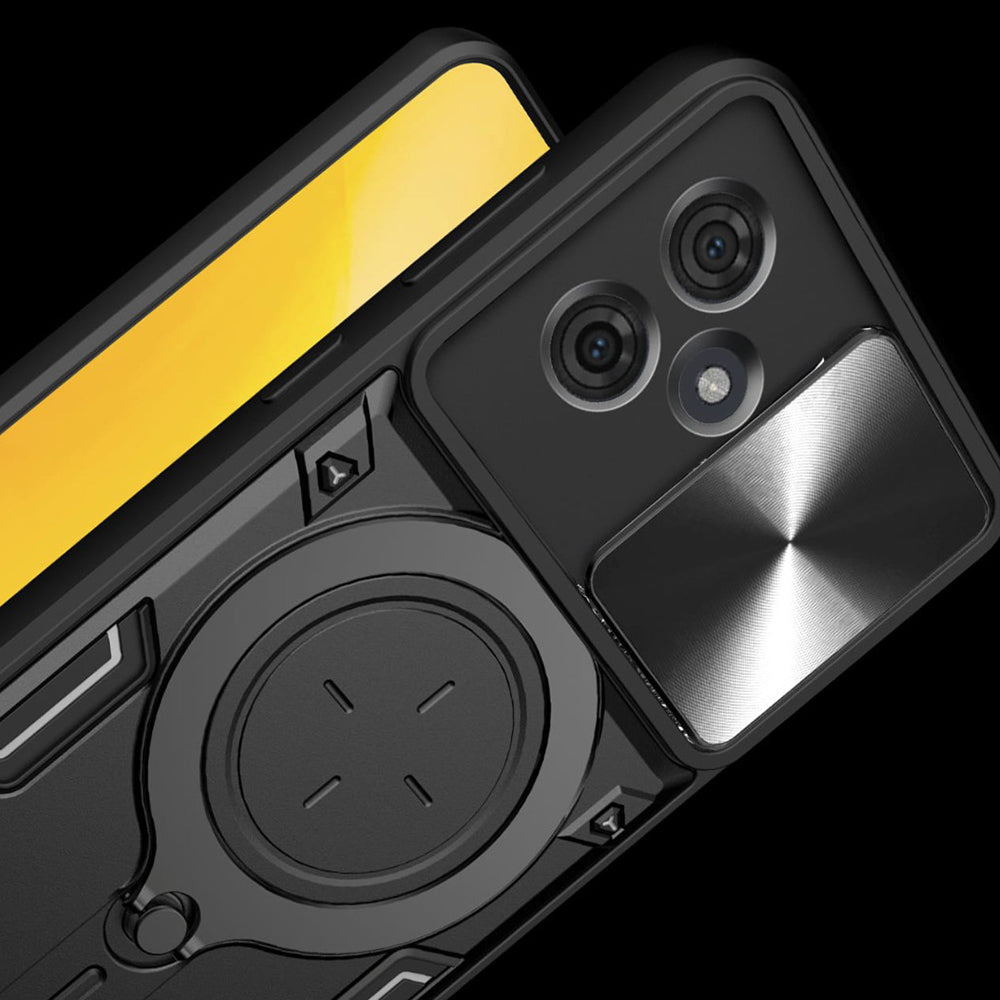 Case for Motorola Moto G86 Power, Techsuit, CamGuard Pro, Black